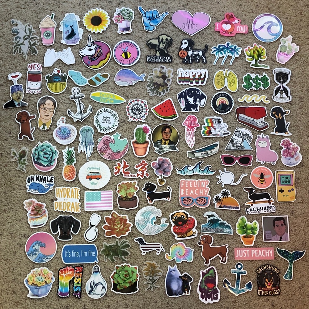 Various stickers!